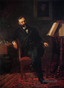 portrait autoportrait porträt Ölbilder verkaufen - Porträt von Dr John H Brinton Realismus Porträt Thomas Eakins